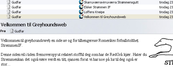 Skjermdump av RSS-visning i Opera