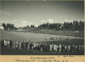Rekordkampen mot Larvik Turn i 1957